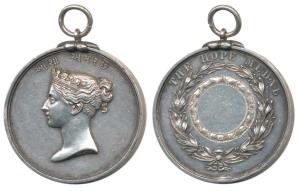 The Hope Medal, Silver 65.8g, obv. young head of Queen Victoria to left, Asha Amar Che in 