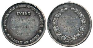 Poona and Bombay Districts, Assault at Arms Event, Vickers Gun Competition 1924-25 engrave