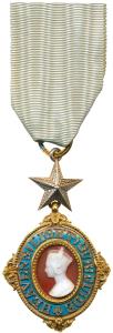 The Most Exalted Order of the Star of India, Companion’s Neck Badge (C.S.I.), gold, silver