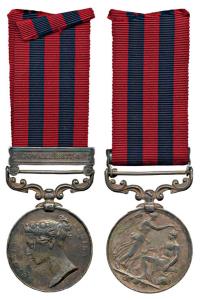 Indian General Service Medal, Queen Victoria, Silver, Jowaki 1877-78 bar, awarded to Sepoy
