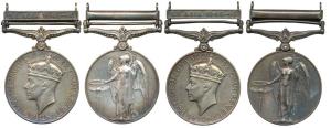 General Service Medal, George VI, Silver, S.E. Asia 1945-46 bar, awarded to 9878 Riffleman
