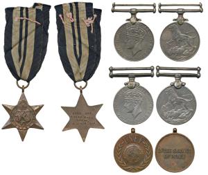 Second World War Burma Star Medal, Bronze, awarded to 4999 RFN, Madho Singh Rawat R. Garh,
