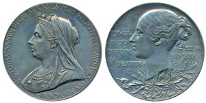 Victoria’s Diamond Jubilee Medal, Silver, 84.32g, 1837-1897, matured bust of the Queen to 