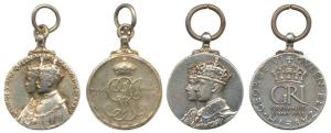 Silver Jubilee Medal of George V and Queen Mary and Coronation Medal 1937, Silver, George 