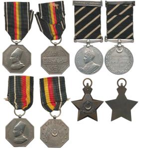 Bahawalpur, Sadiq Muhammad Khan V, Silver Jubilee 1931, Silver, black and white ribbon; Ba