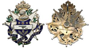 Kapurthala State, NishanIftekar (Order of Pride), Class I, Silver and enamel Sash badge, o