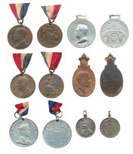Medals of Edward VIII (6), Welcome to Australia 1920 Silver Gilt; Bronze, oblong Visit to 