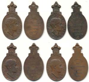 Visit of Edward Prince of Wales to Bombay, November 1921, Oval shape Copper Medal. Very Fi