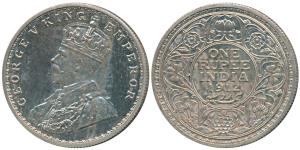 George V, Silver Proof Restrike, Rupee, 1912, Bombay Mint, (SW 8.20 & Pridmore page 194). 