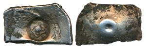 Archaic Punch Marked Coinage, ’Narhan Hoard’ type, attributed to Shakya Janapada, Silver D