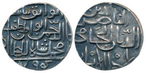 Muhammad Shah II (AH 780-799, 1378-1397 AD), Silver Tanka, 10.93g, Ahsanabad Mint, AH 794 
