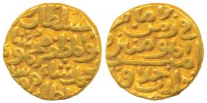 Mahmud Shah bin Muhammad Shah bin Firuz Shah, Gold Tanka, 10.99g, fi zaman type, without m