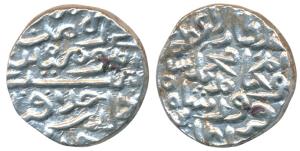 Khidr Khan/Khizr Khan (AH 817-824, 1414-1421 AD), Silver Tanka, 11.27g, in the name of Muh