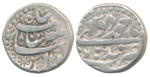 Jahangir, Silver Rupee, 11.1g, Qandhar Mint, Month Khurdad (KM 145.13). Very Fine+, Rare.