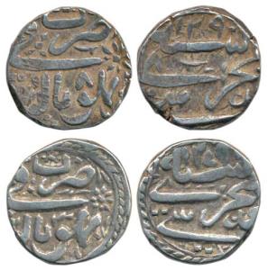 Sikandar Begum and Shah Jahan Begum, Silver Rupee, 10.83g, Bhopal Mint, AH 1279/3 and 1290
