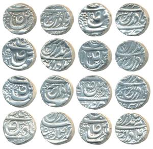 Silver Rupee (5), Maler Kotla , Amir Ali Khan (1821-1846 AD), Mahbub Ali Khan (Sube Khan) 