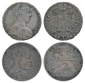 Austria, Maria Theresa, Silver Taller, 1780; Ethiopia, Silver Birr, Ethiopian Era 1892 (18