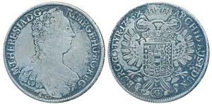 Germany, Gunzburg, Maria Theresa, Silver Taler, 1765. Very Fine.