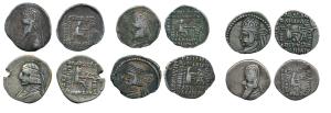 Parthians, Silver Drachms (6), Orodes (89-78 BC); Sinatruces (77-70 BC) (3); Gotarzes II (