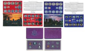 United States of America, 1985 Proof Set; 2008 Uncirculated Set, Philadelphia and Denver, 