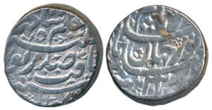 Nur Jahan (AH 1033-1037, AD 1623-1627), Silver Rupee, 11.33g, Patna Mint, AH 1037/22 (KM 1