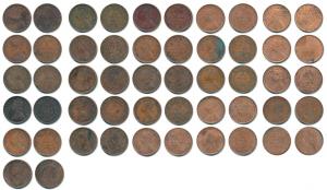 Victoria Queen & Empress, Copper 1/12 Anna (26), 1862, Bombay Mint, (Prid 782); 1874, Calc
