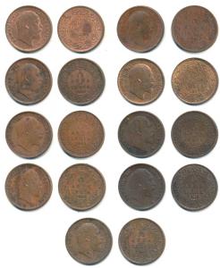 Edward VII, Copper & Bronze 1/12 Anna (9), 1903, Calcutta Mint, (Prid 818); 1904, Calcutta