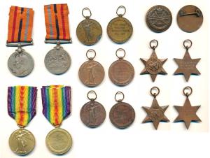 Assorted British War Medals (8), all Copper and Cupro Nickel, Defence Medal 1939-1945; Vic