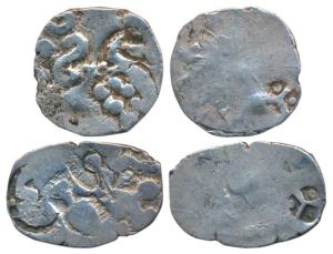 Archaic Punch Marked Coinage, attributed to Kosala Janapada (5th century BC), Silver Karsh