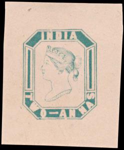 1890 Essay 2a yellow-green octagonal un-adopted design (Spence #23 pos.4). Fine.