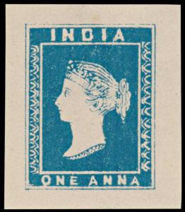 1890 Essay 1a blue on yellowish wove paper (Spence #29). Fine.