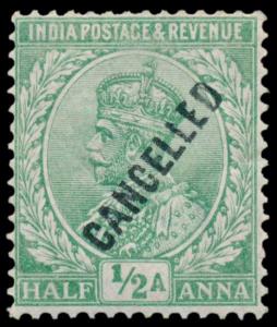 KG V ½a ovpt. ”CANCELLED” diagonally, mint. Fine.