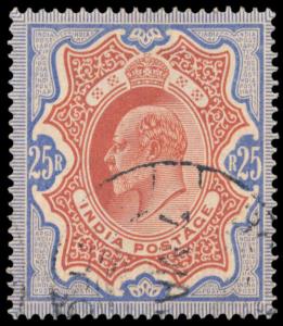 1909 KED VII 25r brown orange and blue, SG147, postally used. Fine.
