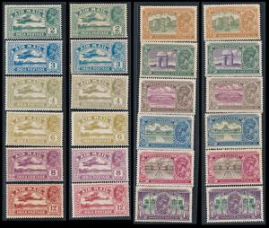 1929 Airmail & 1931 Inauguration New Delhi both sets, SG220-31,220w/31w, complete wmk. upr