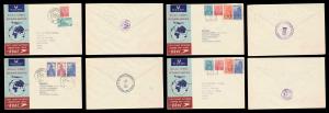 1953 First Flight Covers, London - Tokyo by B.O.A.C. Comet Jetliner Service, bearing Archa