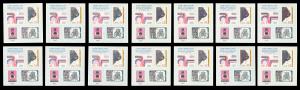 1973 INDEPEX miniature sheets, 14 Nos., white gum, MNH. Fine.