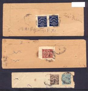 Charkhari: A selection of two covers and one front only all bearing stamps of the 1930 ”Cr