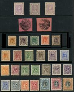 Indore: A complete collection of Indore including all stamps issued from the first stamp i