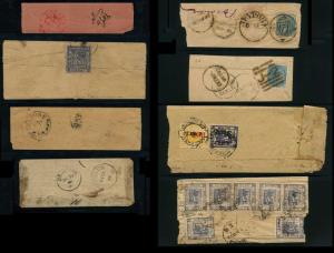 Jaipur: A postal history collection starting with an 18th century stampless cover followed