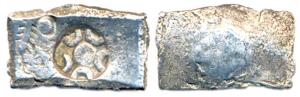 Archaic Punch Marked Coinage, ’Narhan Hoard’ type, attributed to Shakya Janapada (c. 550-5