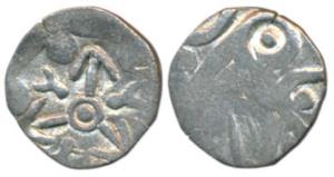 Archaic Punch Marked Coinage, ’Babyal Hoard’ type, attributed to Kuru Janapada, Haryana Re
