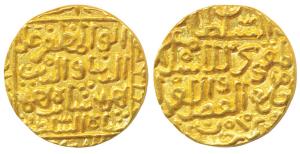 Ala-ud-din Ahmed Shah II (AH 838-862, 1435-1457 AD), Gold Tanka, 10.90g, Hazrat Muhammadab
