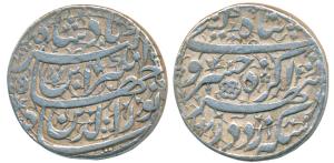 Jahangir, Silver Heavy Rupee, Sawai that is 25% overweight, 14.21g, Agra Mint, AH 1017, Kh