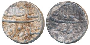 Jahangir as Salim, Silver Rupee, 11.43g, Ahmedabad Mint, Month Farwardin, RY 2, as pre-acc