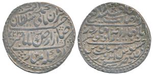 Jaswant Rao (SE 1719-1734, AH 1213-1226, 1798-1811 AD), Silver Nazarana Rupee, 14.66g, Ind