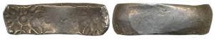 Archaic Punch Marked Coinage, attributed to Gandhara Janapada, Silver Shatamana, 11.16g, b