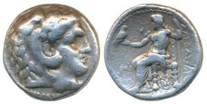 King of Macedonia, Alexander III (c. 336-323 BC), Silver Tetradrachm, 16.95g, head of youn
