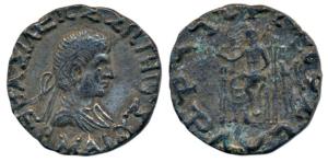 Indo-Greeks, Hermaeus / Hermaios (c. 40-1 BC), Silver Tetradrachm, 8.94g, obv. diademed an