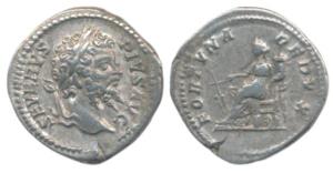 Roman, Septimius Severus, Silver Denarius, Rome, obv. SEVERVS PIVS AVG, laureate head to r
