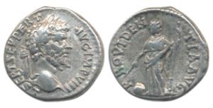 Roman, Septimius Severus, Silver Denarius, Laodicaea, 196-197, laureate head right, rev., 